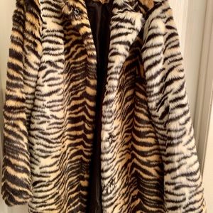 Tiger Print Faux Fur